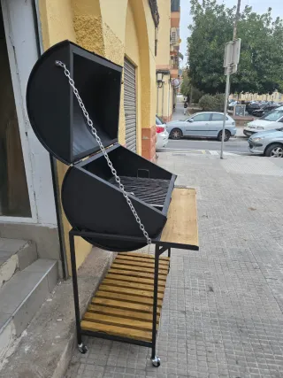 Barbacoa Asador Barril Estilo Argentino