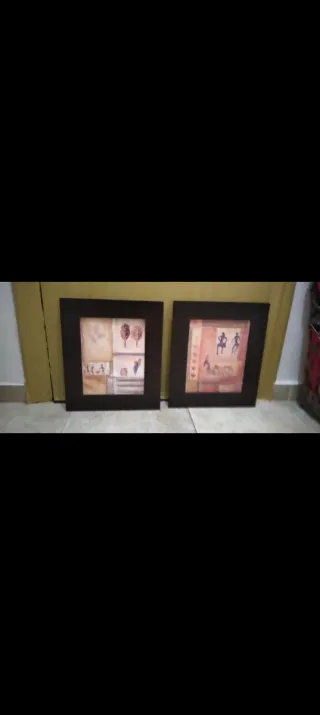 Juego de 2 cuadros decorativos