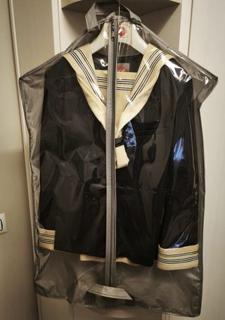 Traje Comunión niño azul y beige Talla 11