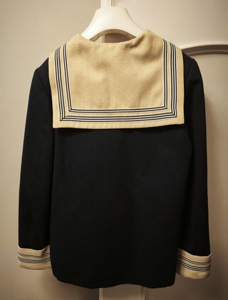 Traje Comunión niño azul y beige Talla 11