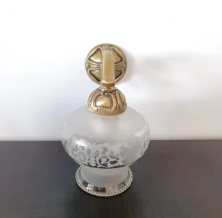 Applique in bronzo e cristallo