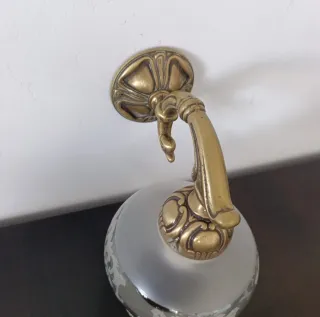 Applique in bronzo e cristallo