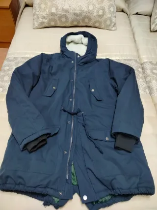 Abrigo azul talla L