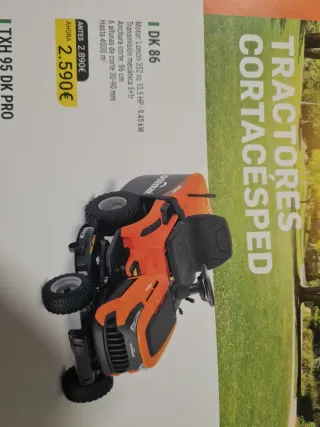 Tractor Cortacésped Dormak