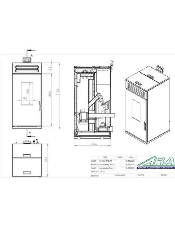 Caldera Nueva de Pellets Hidro 16 ESH197001GRA