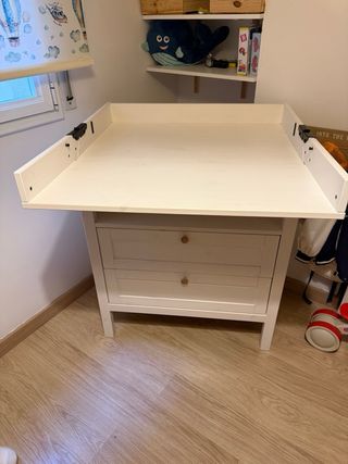 Cómoda cambiador SUNDVIK blanca