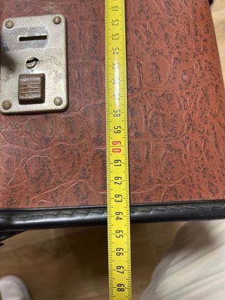 Maleta de viaje vintage marrón