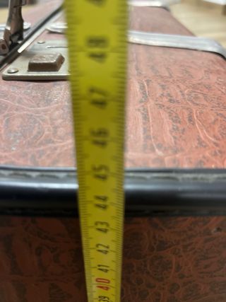 Maleta de viaje vintage marrón