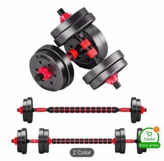 Manubri e bilanciere regolabili con pesi