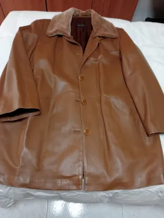 Chaqueta de piel Pepe Nieto marrón