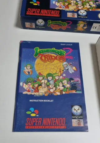 🇪🇺🇪🇸 Lemmings 2 Super Nintendo Snes supernes