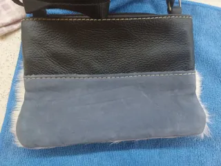 Pochette in pelle e pelo