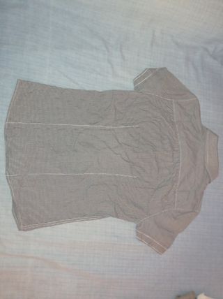 Camisa chico gris cuadros talla S