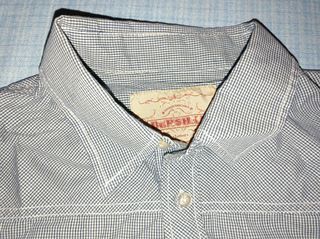 Camisa chico gris cuadros talla S