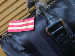 Bolsa viaje Victoria's Secret negra rayas
