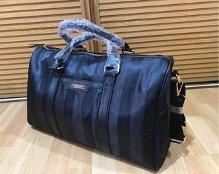 Bolsa viaje Victoria's Secret negra rayas