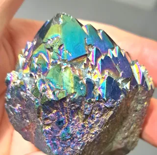 Campione Cristallo Aura Arcobaleno