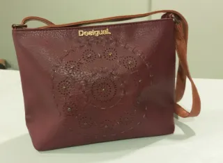 Bolso Desigual Burdeos y Marrón