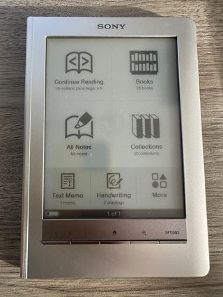 Sony PRS-600 Lector Ebook Plata