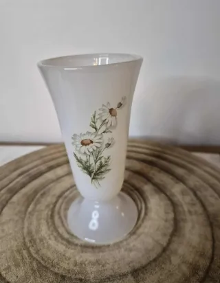 Jarrón Arcopal Margaritas Vidrio