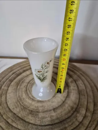 Jarrón Arcopal Margaritas Vidrio