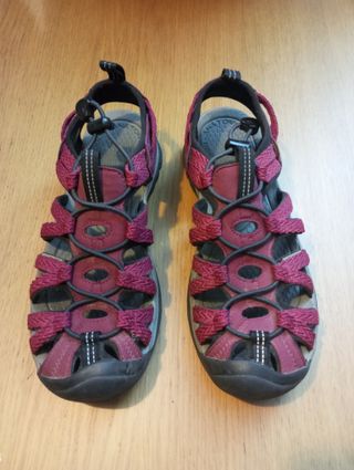 Sandalias KEEN Mujer Rojas Talla 38