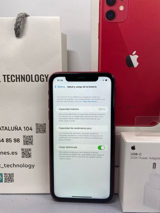 iPhone 11 256GB ROSSO BATTERIA 100%