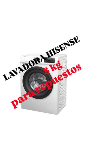 Lavadora Hisense para repuestos WFQP8014EVM