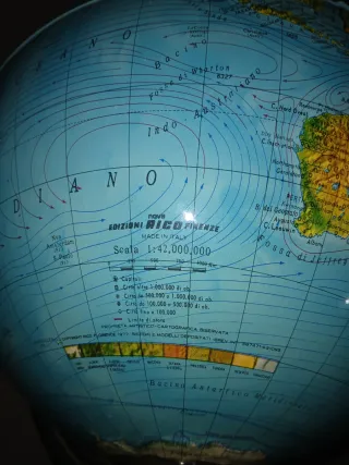 Mappamondo illuminato Rico 1977