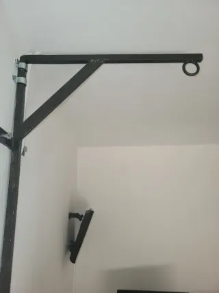 Saco de boxeo con soporte de pared