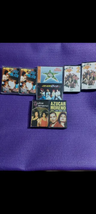 Lote 8 Cintas Cassette Música Variada