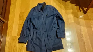 Parka azul hombre