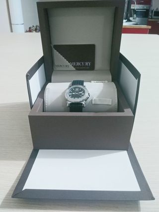 Orologio Donna Mercury Nero/Argento Nuovo