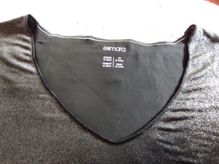 Camiseta negra mujer