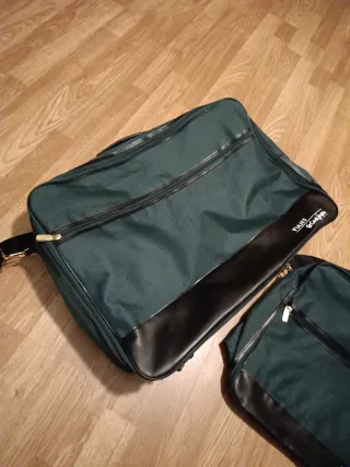 Lote 2 maletines El Corte Inglés verde y negro