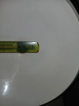 Lampada a sospensione marrone e bianca anni 60