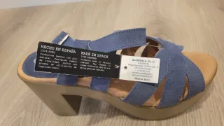 Sandalias de piel natural Vaquetillas