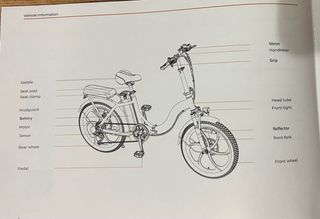 Bicicleta pieghevole Hillmiles Port 1