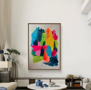 Grande quadro astratto moderno per soggiorno o camera da letto