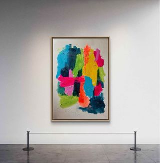 Grande quadro astratto moderno per soggiorno o camera da letto