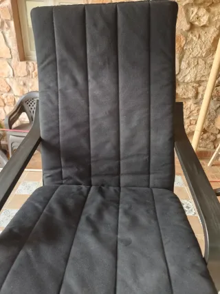 Sillón Poäng Ikea negro-marrón