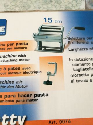 Macchina per pasta acciaio inox