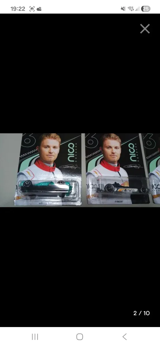 Set 3 Auto Hot Wheels F1 Nico Rosberg