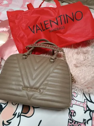 Bolso Valentino Marrón Piel
