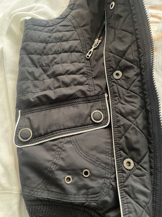 Chaleco Y2K Vintage Negro y Blanco