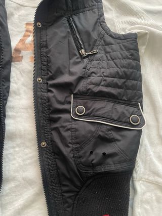 Chaleco Y2K Vintage Negro y Blanco