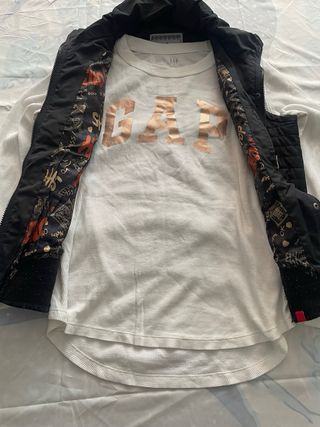 Chaleco Y2K Vintage Negro y Blanco