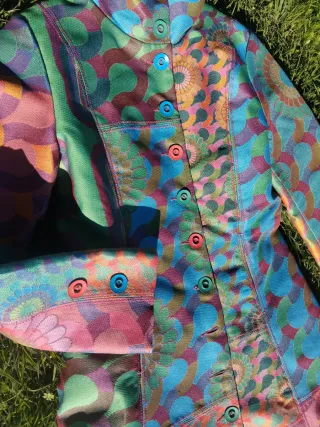 Abrigo desigual talla L