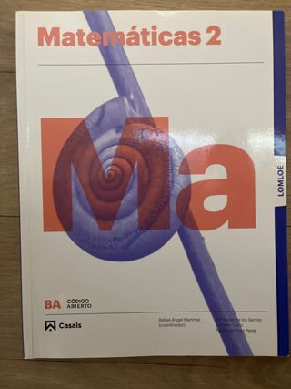 Matemáticas 2 BA LOMLOE