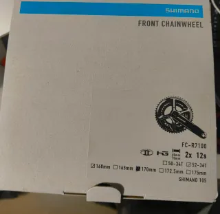Bielas Shimano 105 FC-R7100 170 52-36T
